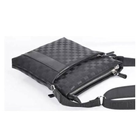 Sacoche MTOWSUC Läder PU Svart 24x4x27 cm Justerbar axelrem