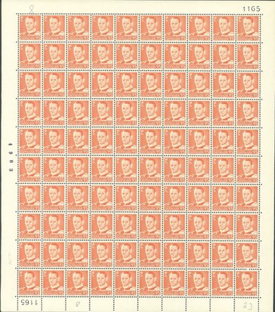 Danmark - AFA 343 postfrisk helark