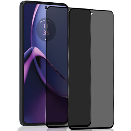 2-Pack Motorola G84 Privacy Skærmbeskyttelse - Hærdet Glas 9H - Super kvalitet 3D