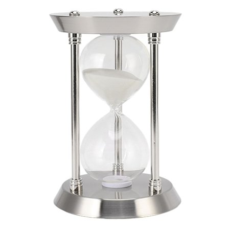 Metal Timeglas Sand Timer Dekorativ Vintage Højblank Sand Udskifteligt Timeglas Ur