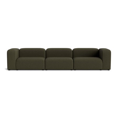 Milo XL 3 personers sofa - Loop Grøn - 360x100x72 - Sofa, 3 personers sofa