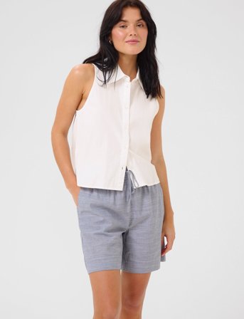 My Essential Wardrobe Sunnamw Top - White - 44