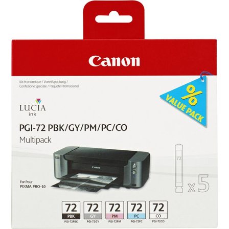 CANON Bläckpatron PGI-72 foto multi 5/fp - Lyreco - Toner och bläck - Bläckpatroner - Bläckpatroner Canon