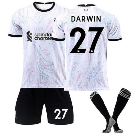 TG Darwin Nunez Drakt Liverpool 22/23 Sett for barn og ungdommer L (175-180cm)