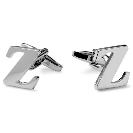 Boutons de manchette argentés l'initiale - lettre Z for Men