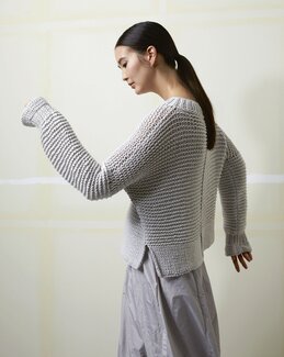 Beskrivning Tröja Vit/beige - Lang Yarns