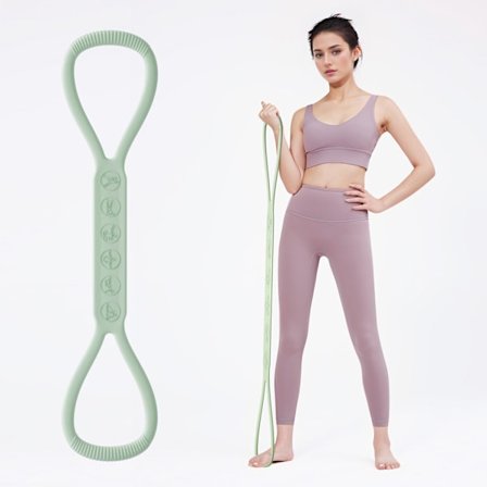 Oppgradert figur 8 motstandsbånd - Fysioterapi og skulder-, rygg- og armøvelsesbånd for barn, voksne og eldre