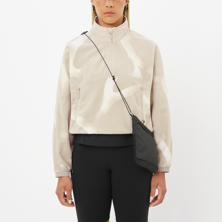 Salomon - Střední vrstvy Oblečení Chroma Fleece Crop Hz W