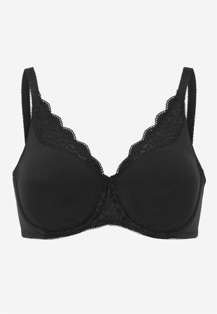 Triumph - Minimizer-BH med bøjle Amourette i sort til damer i størrelse 75E - Cellbes