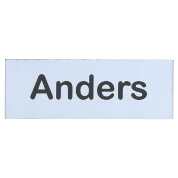 Navneskilt magnet - eget navn