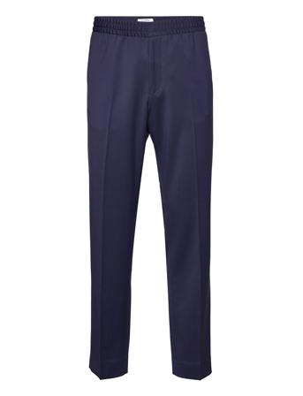 Relaxed Wool Trousers Dressbukser Formelle Bukser Marineblå Filippa K*Betinget Tilbud
