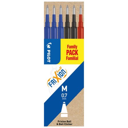 Pilot Refill FriXion 0.7 sæt 6 stk Blue