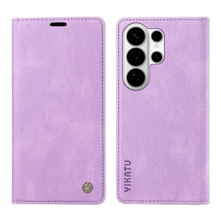 YIKATU Samsung Galaxy S26 Ultra Plånboksfodral Konstläder - Lila