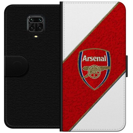 Kompatibelt Plånboksfodral till Xiaomi Xiaomi Redmi Note 9S Moschino Toy teddybjörn med enkel tecknad design, brun björn med vit tröja och tydlig