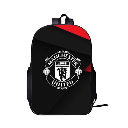 K318 Manchester United Monipuolinen Reppu Pestävä rento tyyli Koulu Opiskelijareppu Trendikäs Oxford-kangas Tietokonelaukku Unisex[D]