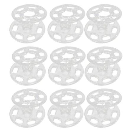 100 stk gjennomsiktige skjorteknapper frakknapper usynlige knapper trykknapp DIY sytilbehør (15mm)