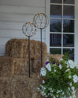 Utomhusdekoration Sphere Svart - Star Trading