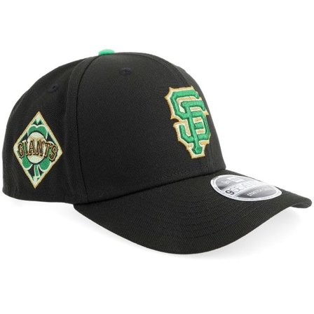 New Era - MLB Svart adjustable Keps - San Francisco Giants MLB Saint Patrick’s Day 9SEVENTY Black/Green Adjustable @ Hatstore