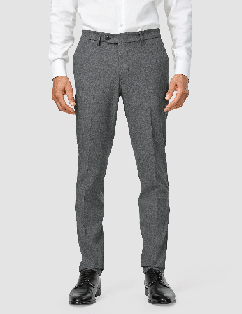Shaping New Tomorrow - Essential Suit Pants - Dark Grey Melange - Slim Fit - Herre - Størrelse 31/34