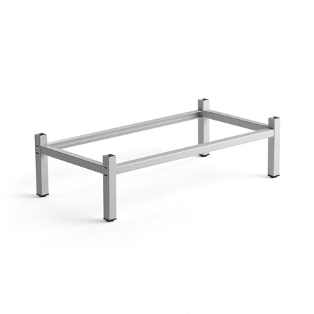 Beingestell für Spind CAMPUS mit 3 Modulen, B 900 mm, schwarz