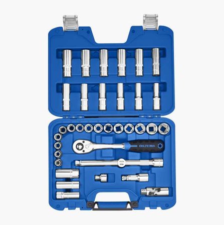 Hylsnyckelsats 1/2" 36 delar
