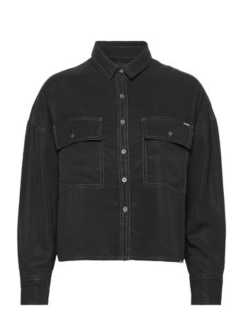 Desert Over D Shirt Black Superdry