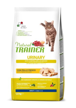 Natural Trainer Urinary Crocchette Con Pollo Per Gatti Adulti