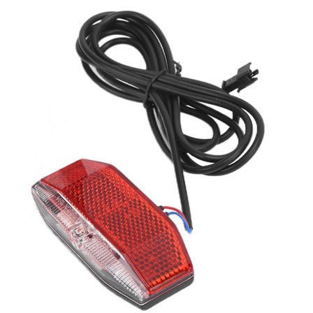 LED-baklampa för elcykel, säkerhetsvarning för elcykel, universell baklampa för nattcykling, 6V‐48V