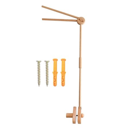 Baby Seng Klokker Stativ Træ Mobilholder til Krybber Tilbehør og Underholdning Multicolor