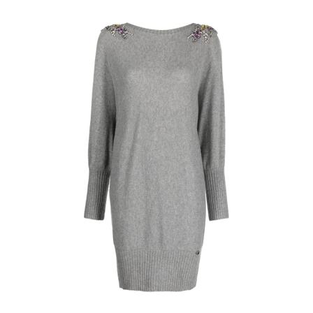 Blugirl, Short Dresses Grijs, Dames, Maat:S