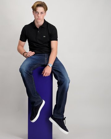 Lacoste LCB PETIT PIQUE POLO Zwart Polo-/rugbyshirts Jongens - Kids Brand Store