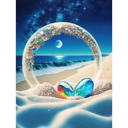 DIY 5D Diamantmålning Landskap, Full Rhinestone Diamantmålning, Diamantbroderi Full Kit Landskap, Diamantmålning Landskap Full 5D Dia