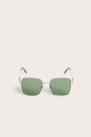 Kappahl | Solglasögon med metallbågar Guld ONE SIZE | Guld