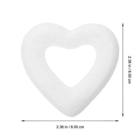 48 stk Hvide Plastikæg Jule-Skumkugler Blomsterarrangement Blok Styropor Krans Hvid 6cm White 6cm
