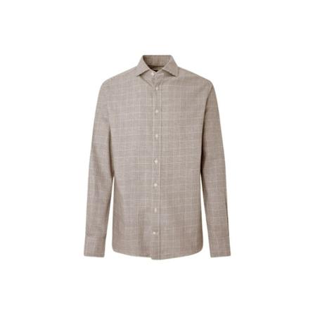 Hackett, Casual Shirts Grijs, Heren, Maat:L