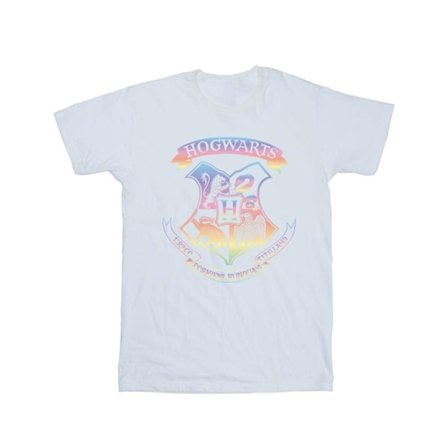 Harry Potter Dam/Kvinnor Crest Pastell Bomull Boyfriend T-Shir