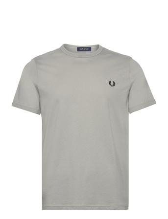 Ringer T-Shirt T-shirts Short-sleeved Grå Fred Perry*Betinget Tilbud