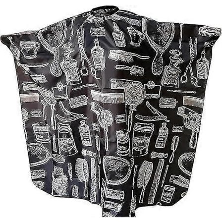 Barberarkläder Klippkappa, Professionell Barberförkläde Salongkappa, Frisörkläder Med Tryckknappar, Barberare Hårklippningskläder Vattentäta, Sa