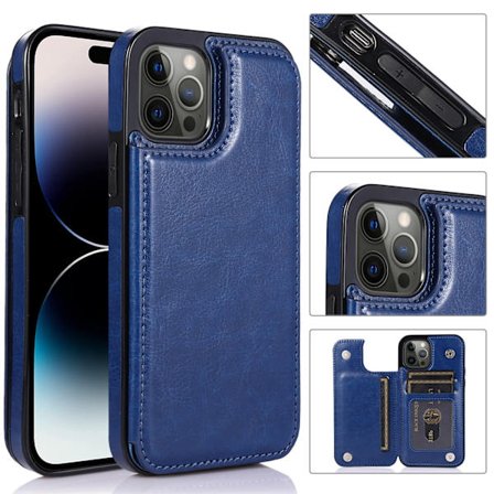 iPhone 14 Pro Max - Stilrent Skal med Korthållare