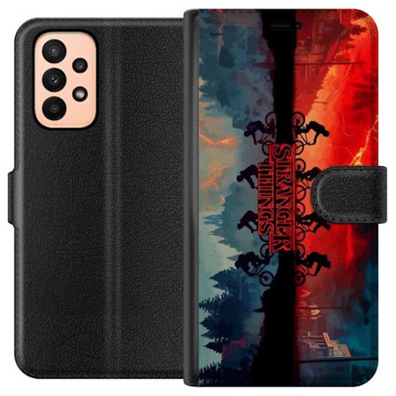 Yhteensopiva Lompakkokotelo Samsung Galaxy A23 Madison Beer kollaasi Y2K-estetiikalla tähdillä, pastelliväreillä ja pop-inspiroidulla muotoilulla