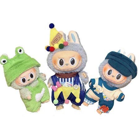 Labubu Tøj – Mini-outfits til G1–G3 figurer