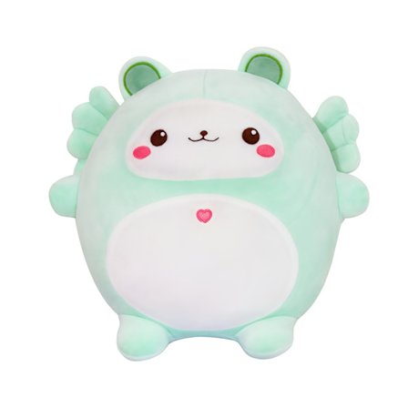 Engel Salamander Plyslegetøj med Farverige Pink Vinger, en Salamander Pude og en Dukke. Perfekt til Julegaver og Gaver.[D]