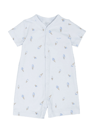 Livly Ice Cream Sam Romper Nyfödd stl. 44-68 Unisex Blå 80/86
