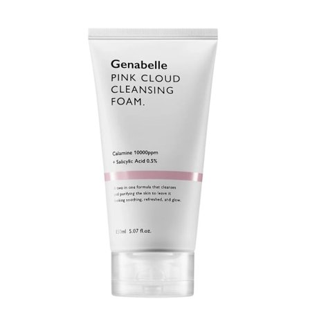 Genabelle Pink Cloud Cleansing Foam 150 ml - rosa ansiktsrengöringsskum