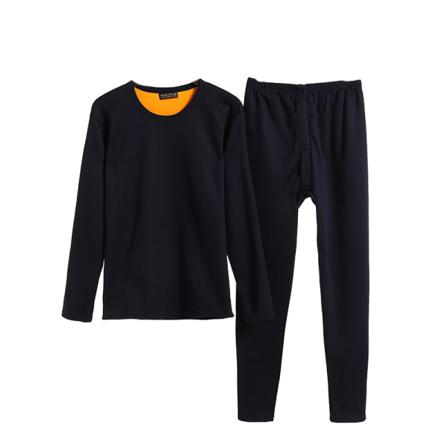 Män Elastiska Midja Byxor Set Color Block Basic Thermal Underwear