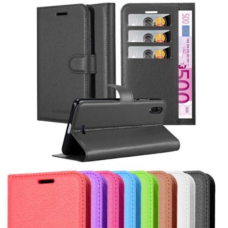WIKO Y80 -matkapuhelimen suojakotelo - korttipaikoilla ja jalustatoiminnolla PHANTOM BLACK