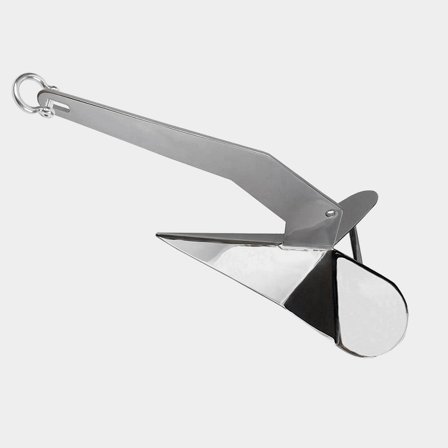 Deltaanker / plovanker NOCK Razor, rustfrit stål + sjækkel, 10 kg