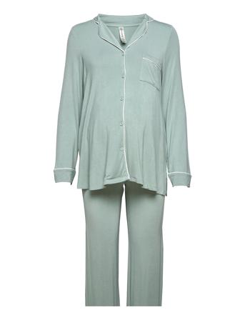 Maternity Soft Piping Pj Jerse Blue Lindex