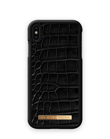 Croco Case iPhone XS Max Noir