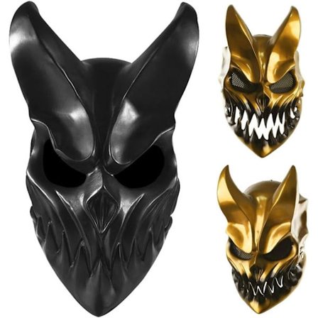 Halloween Party Propspvc Death Core Mask Son Of Darkness Munnen Rörlig Death Core Band Mask